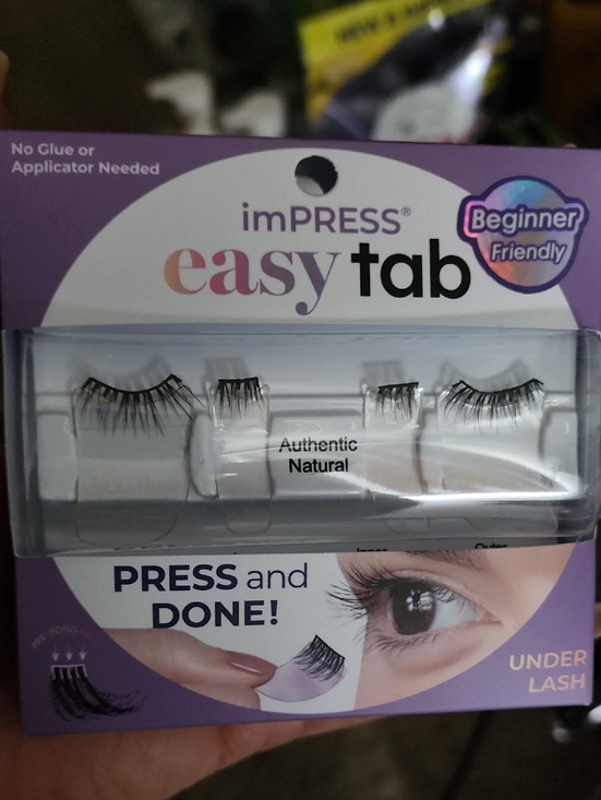 imPRESS Other - imPRESS easy tab Under Lash False Eyelashes - Style Authentic Natural